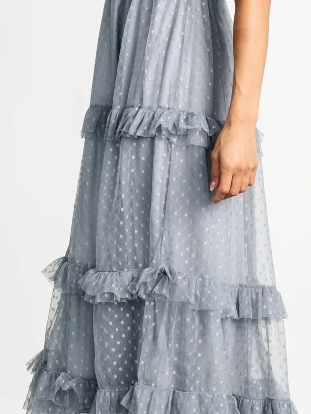 ✨ Baltic Born Lysandra Smocked Dot Dress ✨ - Picture 4 of 5